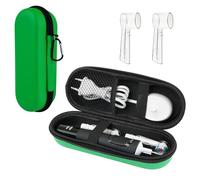 Ph Pro Heat Etui Voyage Brosse a Dent Électrique Compatible Oral B Braun - Trousse Brosse a Dent Electrique.(Verde)