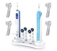 Ph Pro Heat Support Brosse a Dent Electrique Compatible avec Oral B - Porte Brosse à Dents - Rangement Brossette Comprend 4 Housses de Protection pour Têtes de Brosse à Dents.
