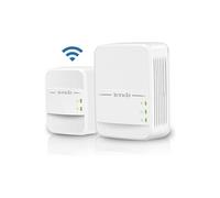 PH10 - Kit d'adaptation pour courant porteur 1GbE, HomePlug AV (HPAV) 2.0 - Wi-Fi 5 - Bi-bande - Branchement mural - avec Tenda AV1000 2-Port Gigabit