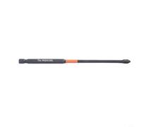 PH2 Embout de tournevis magnétique en alliage d'acier 62HRC avec tige hexagonale de 6,35 mm pour perceuse électrique, tournevis manuel pour utilisation à percussion, vis à tête cruciforme, noir (150