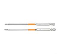 PH2 Lot de 2 embouts de tournevis cruciformes HRC62 Dureté 150 mm