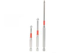 PH2 Lot de 3 embouts de tournevis texturés antidérapants résistants aux chocs en alliage à couple élevé pour pilotes électriques 65 mm (50-75-100))