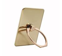 PH26 Bague Anneau Support Couleur Or Gold pour Alcatel Pop 4 Plus en Aluminium chromé Rotation de 360° au Design élégant avec adhésif 3M