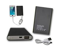 PH26 Batterie USB Externe de Secours 8000mAh avec LED (câble Inclus) Power Bank Noir Output Intelligent Quick Charge pour Qilive 4.5 by