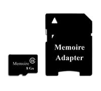 PH26 Carte Mémoire Format Micro SD avec Lecteur de Carte Adaptateur, Classe10 Carte Format Micro SD pour Oppo A11X Vitesse de Lecture optimale - 8 Go