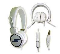 PH26 Casque Audio stéréo Blanc Extra-Bass Clear Sound avec Fonction Micro + télécommande pour Essentiel B Pixis by