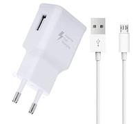 PH26 Ⓡ Chargeur Rapide 3A + Câble USB pour Xiaomi Redmi 10A - Chargeur Ultra-Puissant 3A avec Câble Micro USB -Transfert de données Ultra Rapide