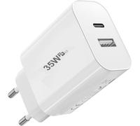 PH26 Ⓡ Chargeur USB-C 35W Compatible avec Samsung Galaxy Z Flip6, 2 Ports PD 3.0 QC 3.0 Chargeur Mural Ultra Rapide