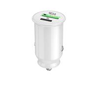 PH26 Ⓡ Chargeur Voiture Rapide 30W PD & QC 3.0 pour Samsung Galaxy A32 Ultra-Compact et Puissant USB vers USB Type C - Doubles Ports pour Charger 2 appareils simultanément