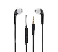 PH26 Écouteurs Noirs Intra-Auriculaires stéréo filaires compatibles Vivo iQOO 12 avec Contrôle du Volume et Microphone - Ecouteus de Haute Qualité Audio en Silicone Ultra Confort