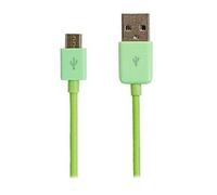 PH26 Logicom B bot 50 Câble Data Micro USB Vert 1 mètre pour Charge, synchronisation et Transfert de données. de qualité by