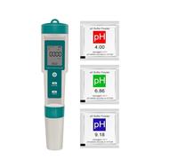 PH818M ph-mètre for la Transformation des Aliments 2 en 1 testeur de PH Alimentaire Solution Compteur de température LCD rétro-éclairage ph-mètre numérique(7in1 Tester)
