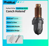 Phaetus Conch Hotend, ajustement parfait pour Flashforge AD5M/AD5M Pro EndCoat V6, buse amovible, Flashforge Adventurer 5M Conch Hotend AD5M