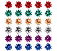PHALIN Lot de 20/30 breloques de Noël, breloques en forme de nœud de Noël en vrac, kit de fabrication de bracelets à breloques de Noël, fournitures de fabrication de bijoux de Noël, cadeaux, Alliage