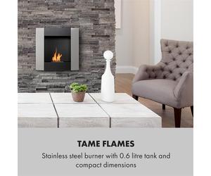 Phantasma Futur cheminée à l'éthanol sans fumée brûleur 2h inox