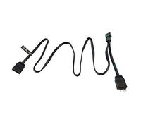 Phanteks Câble Adaptateur LED RVB à 3 Broches pour Cartes mères avec en-tête A-RVB, Noir