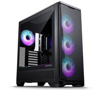 Phanteks Eclipse G400A Boîtier PC Tour Moyenne - DRGB, Panneau en Verre Trempé, Conception Haute Circulation d'Airflow, Installation sans Outils, Noir Satiné