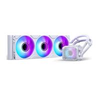 PHANTEKS Glacier One 360M25 Gen2 AiO Refroidissement à eau Blanc - Radiateur 360 mm, 3 ventilateurs M25 Gen2 D-RGB, pompe silencieuse avec 20 dB(A), ventilateur VRM, PWM, flux d'air optimisé, tuyaux