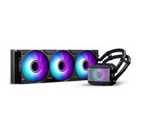 PHANTEKS Glacier One 360M25 Gen2 AiO Refroidissement liquide Noir - Radiateur 360 mm, 3x ventilateurs M25 Gen2 D-RGB, pompe à 20 dB(A), ventilateur VRM, PWM, flux d’air optimisé, tuyaux durables