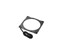 Phanteks Halos Lux Universel PH-FF140RGBA_BK01 Cadre aluminium noir pour ventilateur 140mm, dimensions 140x140x6mm, compatible châssis universel