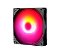 Phanteks M25 Ventilateur 140mm PWM Noir (PH-F140M25_DRGB_PWM_BK01) 500-1800 RPM, 104.62 CFM, 2.8 mmH2O, LED RGB 3-pin, Connecteur 4-pin