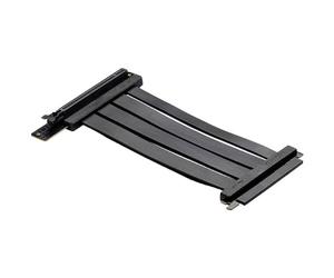 Phanteks PCI-E 4.0 x16 Riser Flachband Kabel, Grade 90, 22 cm - Noir
