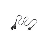 Phanteks PH-CB-DRGB3P : Câble d'alimentation interne 3-Pin vers 2x Molex 3-Pin, connecteurs droits, noir/gris pour éclairage DRGB