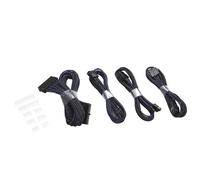 Phanteks PH-CBCMBO S-Pattern - Kit de câble d'extension d'alimentation - noir, bleu