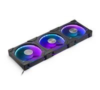 Phanteks Ventilateurs de boîtier D30 Reverse Airflow – PWM D-RGB 14 cm – Lot de 3 Noir