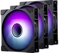 Lot de 3 Ventilateurs de boitier Phanteks M25 Gen2 RGB - 14cm (Noir)