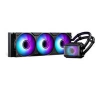 Refroidisseur liquide pour processeur Phanteks Glacier One 360M25 G2 AIO, RVB, 3 ventilateurs PWM RGB de 120 mm M25 G2 haute performance, Intel LGA 1700, 1200, 115x et AMD AM4/AM5, noir