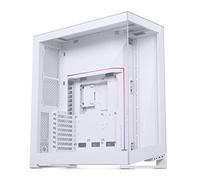 Phanteks (PH-NV723TG_DMW01) NV7 Showcase Châssis Pleine Tour, Haute Performance de Flux d'air, éclairage D/A-RVB intégré, Design en Verre trempé sans Couture, 12 Positions de Ventilateur, Blanc Mat