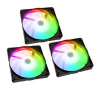 phanteks phanteks sk pwm d-rgb lüfter, 3er pack - 140mm, schwarz/weiß