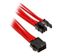 Phanteks - Rallonge de câble d'alimentation - Alimentation PCIe de 8 broches (6+2) (F) pour Alimentation PCIe de 8 broches (M) - 50 cm - noir, rouge