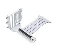 Phanteks (PH-VGPUKT4.0_03R_WT Gen4 Vertical GPU Mount 220mm Flat Line PCI-E Gen4 x16 Riser Cable Kit (Blanc)