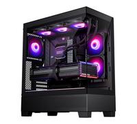 Phanteks Tempered_Glass 523 XT View Boîtier d'ordinateur/Armoire de Jeu Noir 3 Ventilateurs Argb 120 mm pré-installés Port de Type C Compatible ATX, M-ATX, M-Itx, E-Atx-Ph-Xt523V1_Dbk01