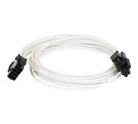 Phanteks Universal - Rallonge de câble d'alimentation - alimentation interne - 8 broches (F) pour alimentation interne 8 broches (2 x 4) (M) - 50 cm - noir/rouge