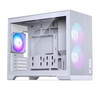 PHANTEKS XT M3 PC-Geh?use, Mini-Geh?use, mATX, RGB, Tempered Glass - inklusive 3x 120-mm-L?fter, wei?