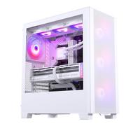 Phanteks XT Pro Ultra, Compatible Cartes mères avec connecteurs cachés, GPU 415 mm, 10 emplacements pour des Ventilateurs, Verre trempé, Blanc
