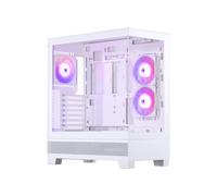Phanteks XT View Midi Tower Blanc (PH-XT523V1_DWT01) : Acier/Verre Trempé, ATX/EATX/micro ATX/Mini-ITX, 2x120mm Latéral, 1x120mm Arrière, USB 3.2