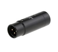 Phantom Adaptateur d'alimentation stéréo pour microphone à condensateur Plug and Play XLR Noir Longueur 63 mm