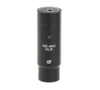 Phantom Adaptateur d'alimentation stéréo pour microphone à condensateur Plug and Play XLR Noir Longueur 63 mm