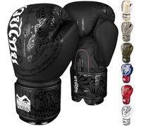Gants de boxe Thaï Phantom Athletics Noir 16 oz