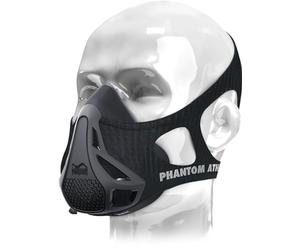 Phantom Athletics Masque d'entraînement Entraînement à la résistance respiratoire pour de Meilleures Performances Sportives - Noir - M