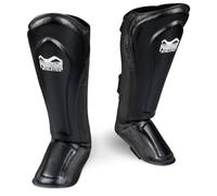 Phantom Athletics Protège-tibias - Protection idéale et ajustement optimal pour les coups de pied en sparring - Avec protection contre les tensions - MMA, kickboxing et muay thai - Homme et femme