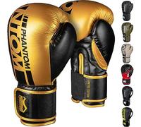 Phantom Gants de boxe Apex Speed | Gants de boxe MMA Muay Thai | 10-16 oz | Homme - Or/Noir