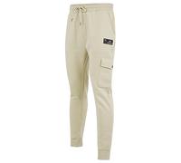 Phantom Multi-Pocket Cargo Style Cuffed Joggers in Stone - Tokyo Laundry - S