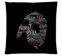 Phantom of the Opera ~ Durable Unique Throw Square Pillow Case 18X18 inches Fashionable Diy Custom Personalized Pillowcase Design by Engood