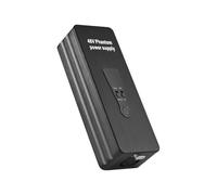 Phantom Power Alimentation 48V 12V Portable à Faible Bruit Portable Rechargeable Play Play Aluminium Alloy Black 13,8 cm Préamper Microphone du condenseur pour Les interviews