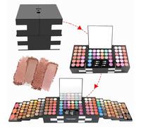 PhantomSky 148 Couleurs Fard à Paupières Ombre à Paupière Palette de Maquillage Cosmétique Set avec Poudre Sourcils, Correcteur, Fard à Joues, Poudre Pressée et Rouge à Lèvres